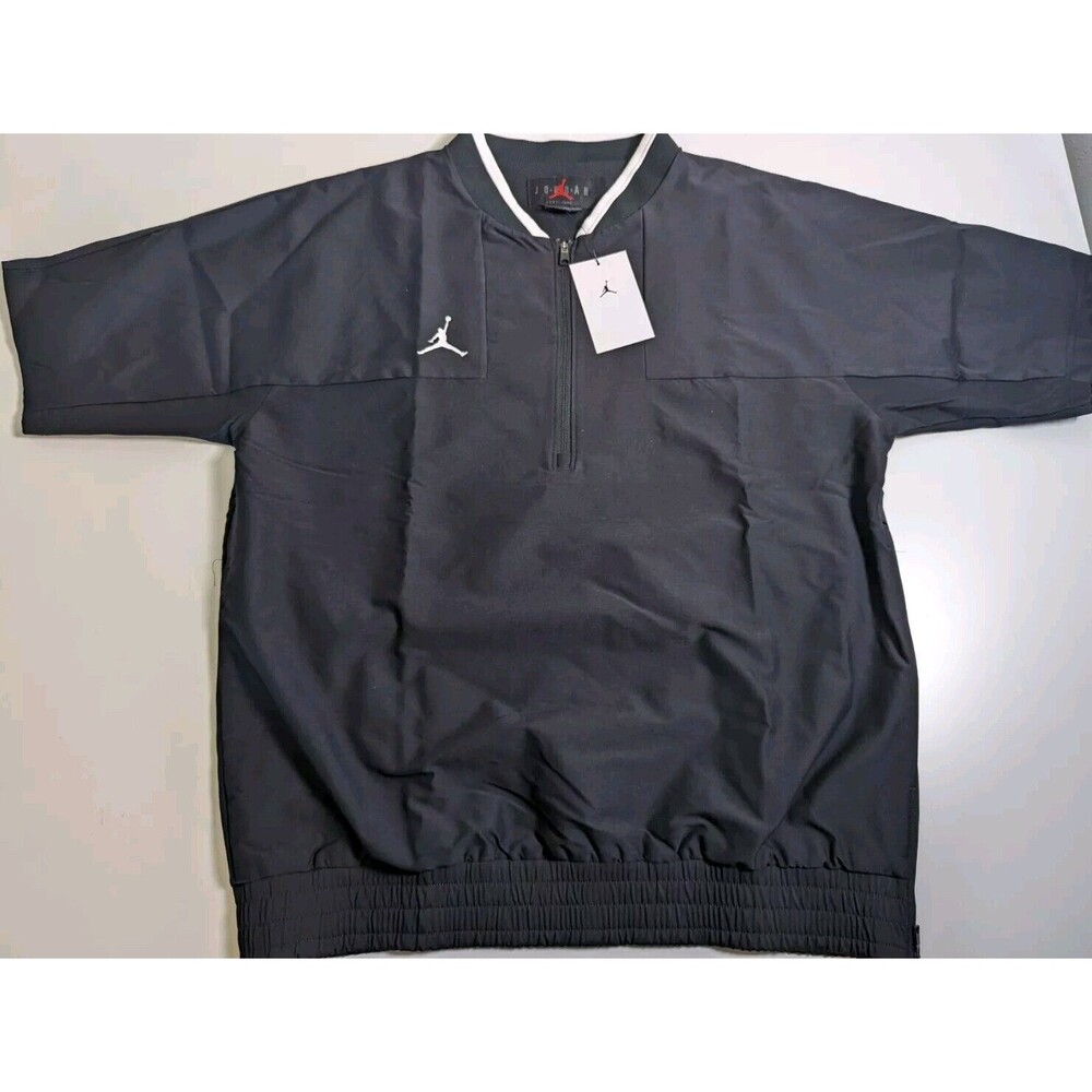 Jordan Men's M Short-Sleeve Coach Football Jacket Dark Gray/White CV5858-060